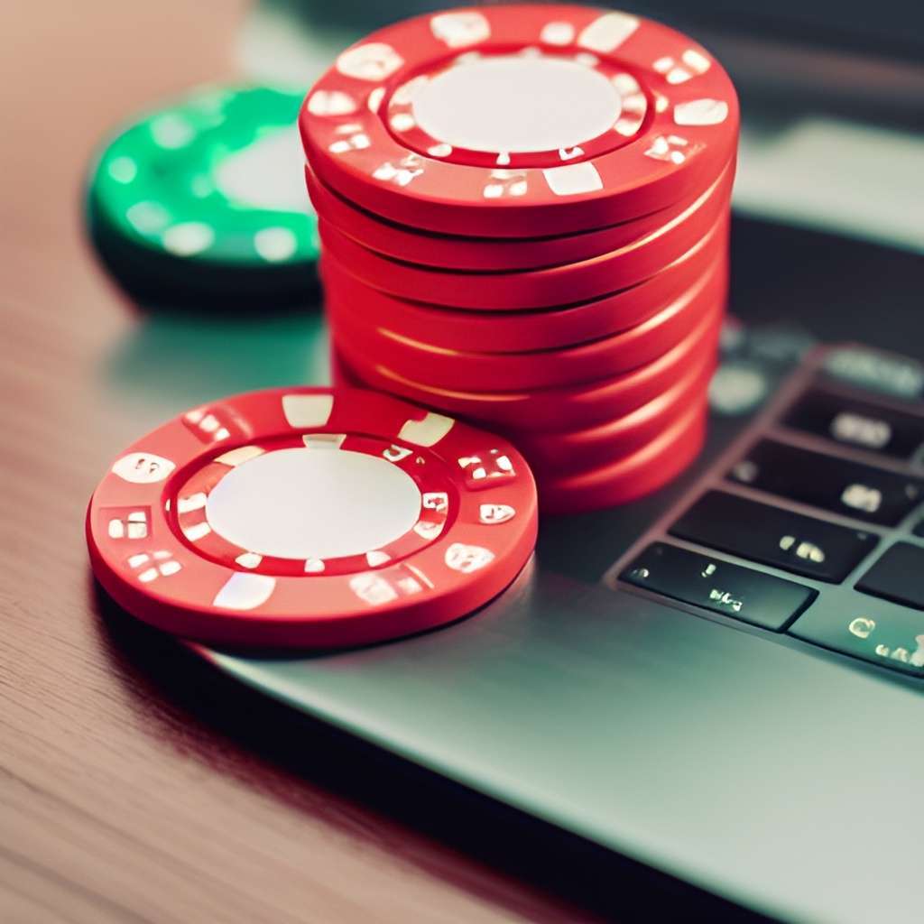 Red poker chips used for a Buy-a-feature prioritization game